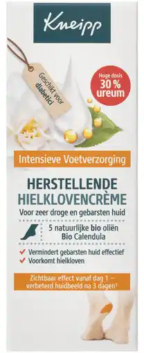 De Online Drogist Kneipp Herstellende Hielklovencrème Bio Calendula 50ML aanbieding