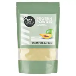 De Online Drogist Raw Organic Sports Protein Powder Lucuma 250GR aanbieding
