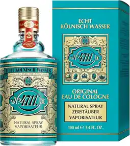 De Online Drogist 4711 Original Eau de Cologne Natural Spray 100ML aanbieding