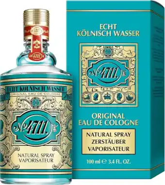 De Online Drogist 4711 Original Eau de Cologne Natural Spray 100ML aanbieding