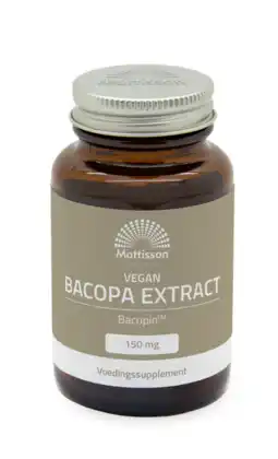 De Online Drogist Mattisson HealthStyle Vegan Bacopa Extract Capsules 60CP aanbieding