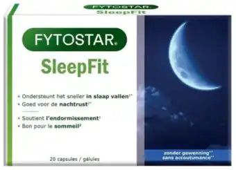 De Online Drogist Fytostar SleepFit 3-In-1 Slaapformule Capsules 20CP aanbieding