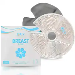 De Online Drogist Qey Breast Pads Hot/Cold 2ST aanbieding