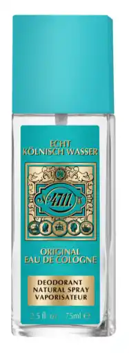 De Online Drogist 4711 Original Eau de Cologne Deodorant Natural Spray 75ML aanbieding