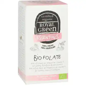 De Online Drogist Royal Green Bio Folate Capsules 60VCP aanbieding