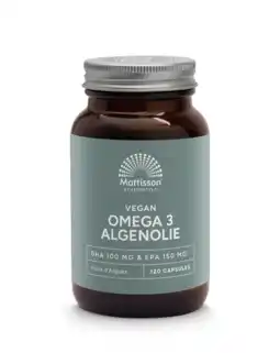De Online Drogist Mattisson HealthStyle Vegan Omega 3 Algenolie Capsules 120CP aanbieding