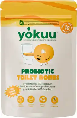 De Online Drogist Yokuu Probiotic Toilet Bombs Fresh Summer Breeze 10ST aanbieding