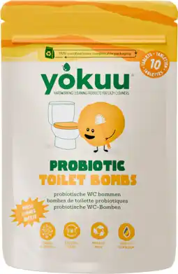 De Online Drogist Yokuu Probiotic Toilet Bombs Fresh Summer Breeze 10ST aanbieding