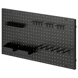 IKEA Bror 20-delige opbergbordset, zwart aanbieding