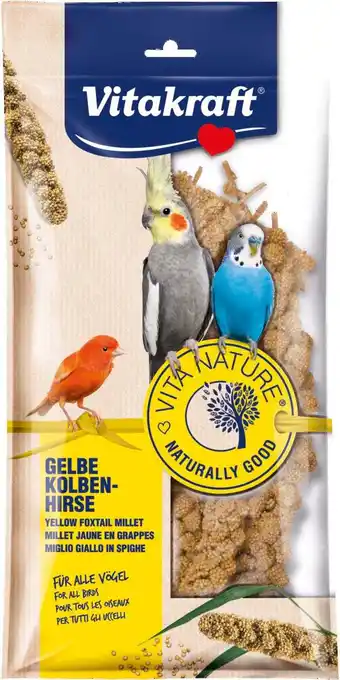 Intratuin Vitakraft vogelsnack Vita Nature trosgierst 100 g aanbieding