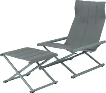Intratuin intratuin relaxstoel met voetenbank Loek groen aanbieding