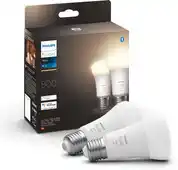 Praxis Philips Hue ledlamp warm wit E27 9W 2 stuks aanbieding