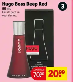 Kruidvat Hugo Boss Deep Red aanbieding