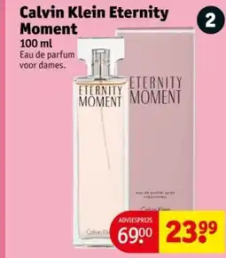 Kruidvat Calvin Klein Eternity Moment aanbieding