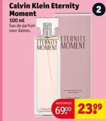 Kruidvat Calvin Klein Eternity Moment aanbieding