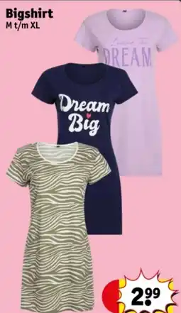 Kruidvat Bigshirt aanbieding