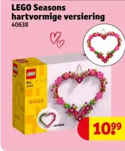 Kruidvat LEGO Seasons hartvormige versiering 40638 aanbieding