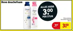 Kruidvat Dove douchefoam aanbieding