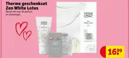 Kruidvat Therme geschenkset Zen White Lotus aanbieding