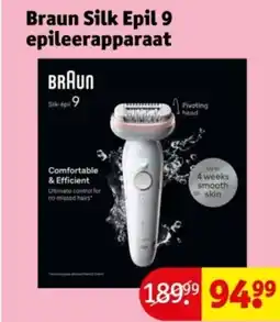 Kruidvat Braun Silk Epil 9 epileerapparaat aanbieding