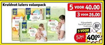 Kruidvat Kruidvat luiers valuepack aanbieding