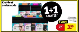 Kruidvat Kruidvat ondermode aanbieding