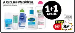 Kruidvat A-merk gezichtsreiniging aanbieding