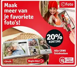 Kruidvat Alle CEWE fotoboeken aanbieding