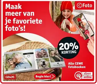 Kruidvat Alle CEWE fotoboeken aanbieding