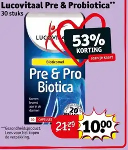 Kruidvat Lucovitaal Pre & Probiotica aanbieding