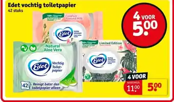 Kruidvat Edet vochtig toiletpapier aanbieding