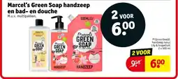 Kruidvat Marcel's Green Soap handzeep en bad en douche aanbieding
