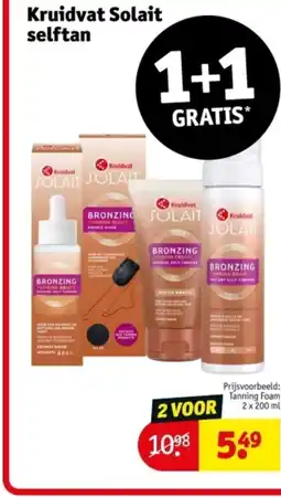 Kruidvat Kruidvat Solait selftan aanbieding