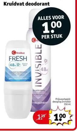 Kruidvat Kruidvat deodorant aanbieding