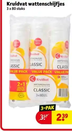 Kruidvat Kruidvat wattenschijfjes aanbieding