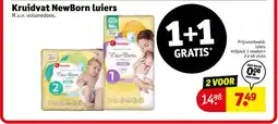Kruidvat Kruidvat NewBorn luiers aanbieding