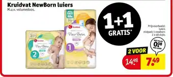 Kruidvat Kruidvat NewBorn luiers aanbieding
