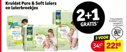Kruidvat Kruidat Pure & Soft luiers en luierbroekjes aanbieding