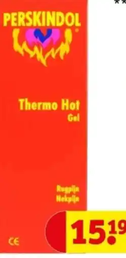 Kruidvat PERSKINDOL Thermo Hot Gel aanbieding