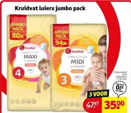 Kruidvat Kruidvat luiers jumbo pack aanbieding