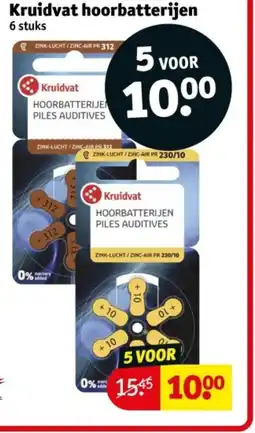 Kruidvat Kruidvat hoorbatterijen aanbieding