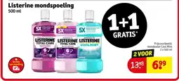 Kruidvat Listerine mondspoeling aanbieding