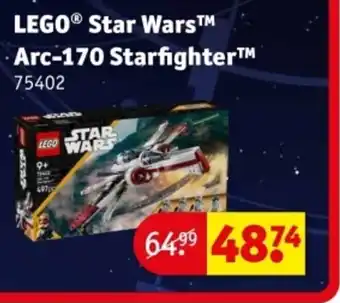 Kruidvat LEGO Star Wars  Arc-170 Starfighter aanbieding
