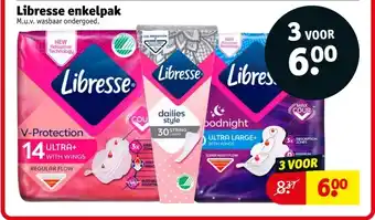 Kruidvat Libresse enkelpak aanbieding