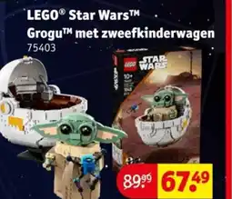 Kruidvat LEGO Star Wars Grogu met zweefkinderwagen aanbieding