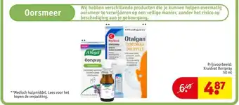 Kruidvat Kruidvat Oorspray aanbieding