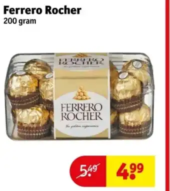 Kruidvat Ferrero Rocher aanbieding