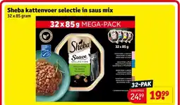 Kruidvat Sheba kattenvoer selectie in saus mix aanbieding