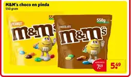 Kruidvat M&M's choco en pinda aanbieding