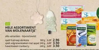 Natuurwinkel Hele Assortiment Van Molenaartje aanbieding